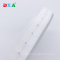 20mm White Adjustable Buttonhole Elastic Waistband